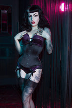 Load image into Gallery viewer, Bettie Page Satin Underbust Corset