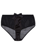 Load image into Gallery viewer, Bettie Page Black Z Stitch Highwaist Brief