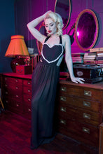 Load image into Gallery viewer, Bettie Page Heart Tie Chemise