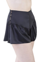 Load image into Gallery viewer, black retro french knickers tap pants button side bettie page satin