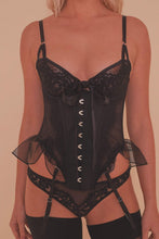 Load image into Gallery viewer, Felicity Hayward Anna Lace and Mesh Basque