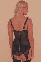 Load image into Gallery viewer, Felicity Hayward Marnie Retro Girdle Dress Black