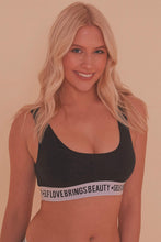 Load image into Gallery viewer, Felicity Hayward Self Love Black Crop Top