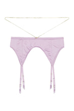 Load image into Gallery viewer, Felicity Hayward Knox Chain Satin Suspender Lilac