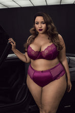 Load image into Gallery viewer, Gabi Fresh Carmen Pink Lace & Satin Longline Bra