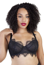 Load image into Gallery viewer, Gabi Fresh Holly Black Mesh & Lace Bra