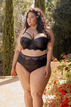 Load image into Gallery viewer, Gabi Fresh Bianca Black Longline Bra B - H