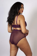 Load image into Gallery viewer, Gabi Fresh Bella Lace High Waist Brief Aubergine