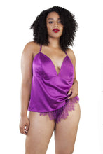 Load image into Gallery viewer, Gabi Fresh Belle Pink Cami Top & French Knicker Set