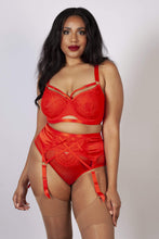 Load image into Gallery viewer, Gabi Fresh Lyla Flame Strappy Suspender Belt