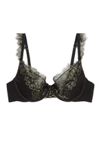 Load image into Gallery viewer, Peek & Beau Empress Gold lace plunge bra