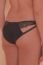 Load image into Gallery viewer, Peek & Beau Ida satin cut out knickers with lace