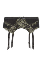 Load image into Gallery viewer, Peek & Beau Empress Gold lace suspender