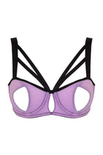 Load image into Gallery viewer, Peek & Beau Faye Lilac Peek Cup Bra Curve