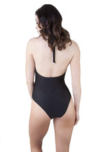Load image into Gallery viewer, Peek & Beau Black and Bronze Stud One Piece Swimsuit