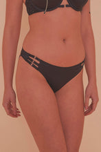 Load image into Gallery viewer, Ava Black Strappy Brief