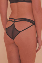 Load image into Gallery viewer, Ava Black Strappy Brief