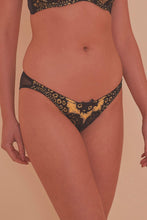 Load image into Gallery viewer, Jaquelina Mustard Contrast Brazilian Brief Core