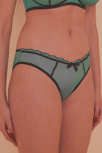 Load image into Gallery viewer, Kendra Emerald Scalloped Brief