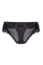 Load image into Gallery viewer, Bernadette Black Corset Front Brief