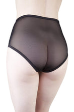 Load image into Gallery viewer, Bernadette Black Corset Front High Waist Brief