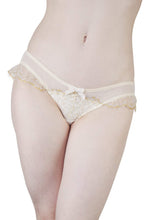 Load image into Gallery viewer, Karine Bridal Ivory/Gold Brief