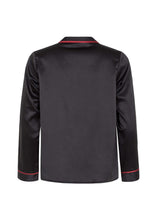 Load image into Gallery viewer, Black and Red Smoking Suit Pj Set