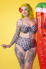 Load image into Gallery viewer, Collectif Melon Gingham Balcony top
