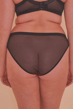 Load image into Gallery viewer, Josie Leopard Mesh Picot Cheeky Brazilian Brief Curve