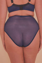 Load image into Gallery viewer, Tabitha Blue Embroidery Curve HW Brief