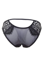 Load image into Gallery viewer, Sandrine Lemonade/Black Ouvert Brief Curve