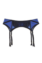 Load image into Gallery viewer, Indigo Curve Lace Picot Suspender
