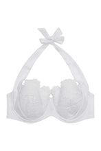 Load image into Gallery viewer, Hunter McGrady Plus Size/Curve White Balcony Lace Bikini Top