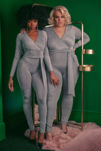 Load image into Gallery viewer, Felicity Hayward Farouz Silver Disco Jumpsuit