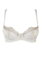 Load image into Gallery viewer, Karine Bridal Ivory/Gold Bra DD-G