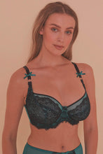 Load image into Gallery viewer, Ezmae Teal Full Bust Bra