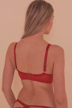 Load image into Gallery viewer, Caroline Folded Satin Full Bust Strappy Bra