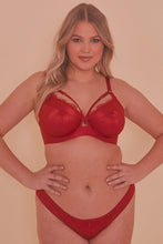 Load image into Gallery viewer, Caroline Folded Satin Full Bust Strappy Bra
