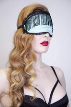 Load image into Gallery viewer, mint green absinthe eye mask sleep mask fringe tassel gift