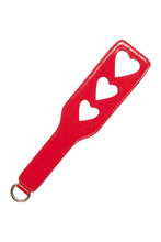 Load image into Gallery viewer, Regalia Heart Spanking Paddle Red