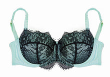 Load image into Gallery viewer, absinthe green mint lace bra lingerie