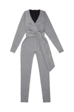 Load image into Gallery viewer, Felicity Hayward Farouz Silver Disco Jumpsuit Curve