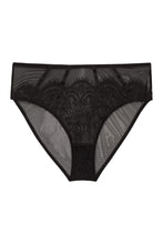Load image into Gallery viewer, Wolf & Whistle Layla Lace Overlay High Waist Brief Black