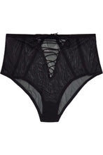 Load image into Gallery viewer, Peek & Beau Quinn Black leatherette HW Brief