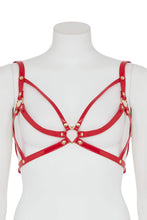 Load image into Gallery viewer, Regalia Open Harness Bra Red