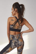 Load image into Gallery viewer, Wolf & Whistle Mixed animal strappy back bra