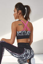 Load image into Gallery viewer, Wolf & Whistle Paint Splatter Strappy Back Bra