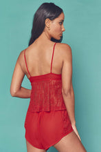 Load image into Gallery viewer, Wolf & Whistle Lottie Lace open front cami PJ set