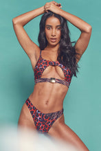 Load image into Gallery viewer, Wolf & Whistle Eco Leopard tie dye brazilian brief