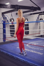 Load image into Gallery viewer, Wolf & Whistle High Waist Leggings Red
